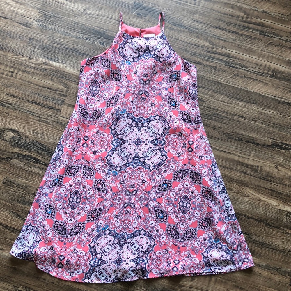 Decree pretty pink halter style dress